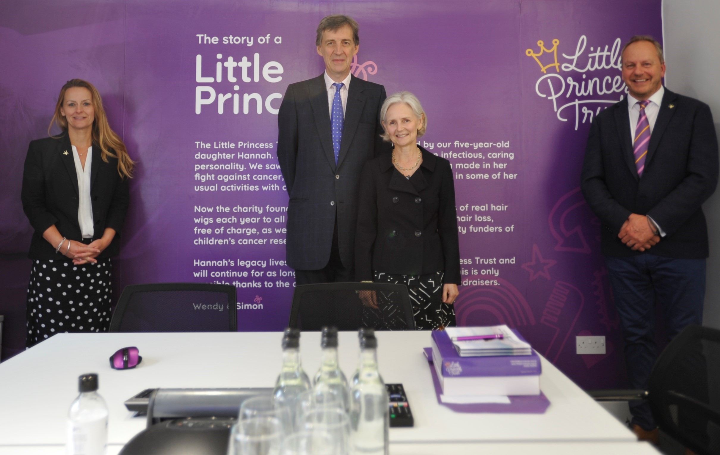 Special guests check out our new home