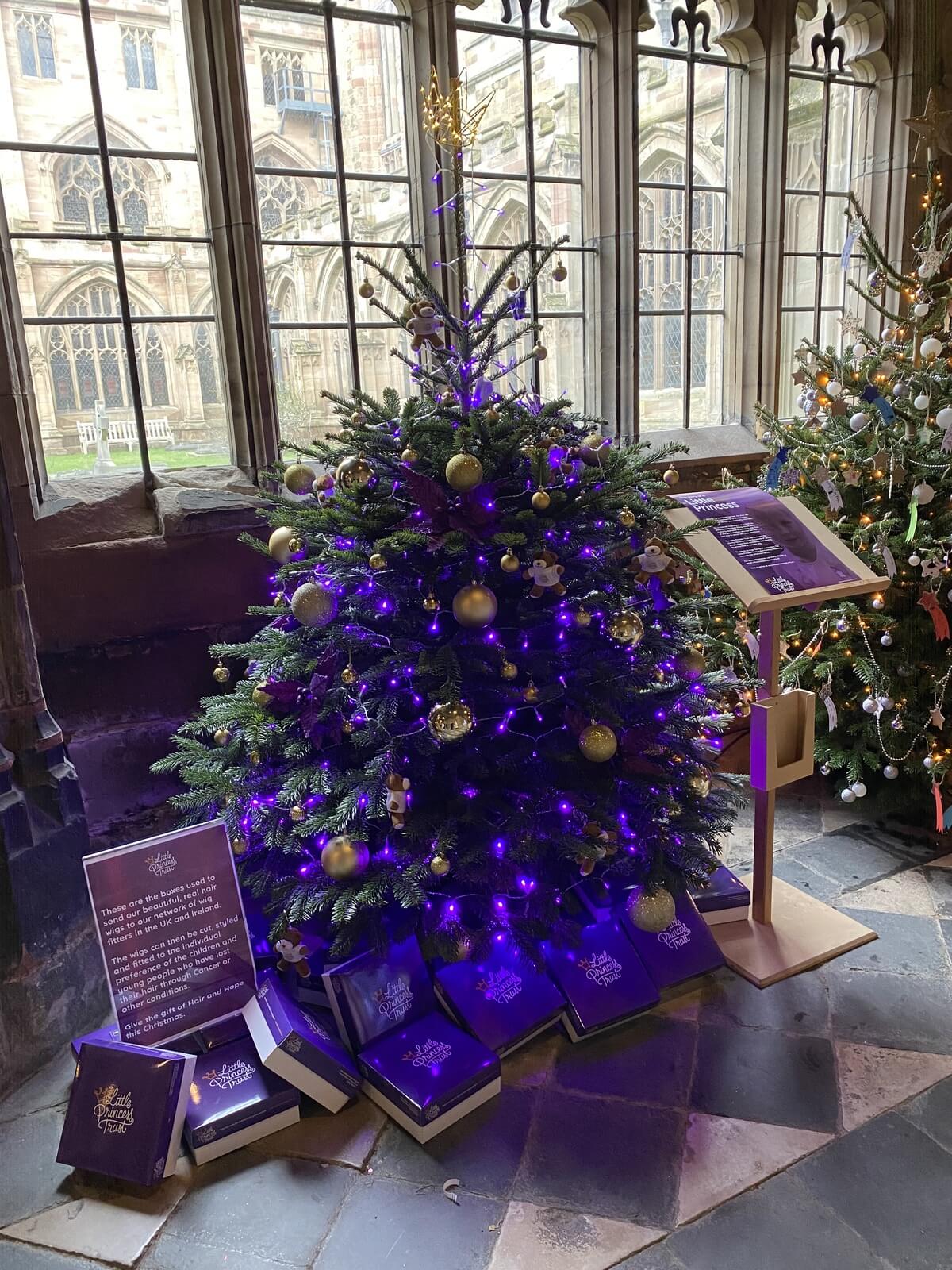 LPT are part of Worcester Cathedral Christmas Tree Festival 2021