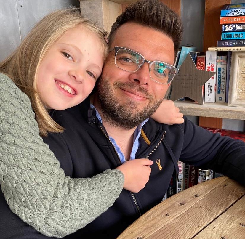 Wig recipient's dad donates his hair