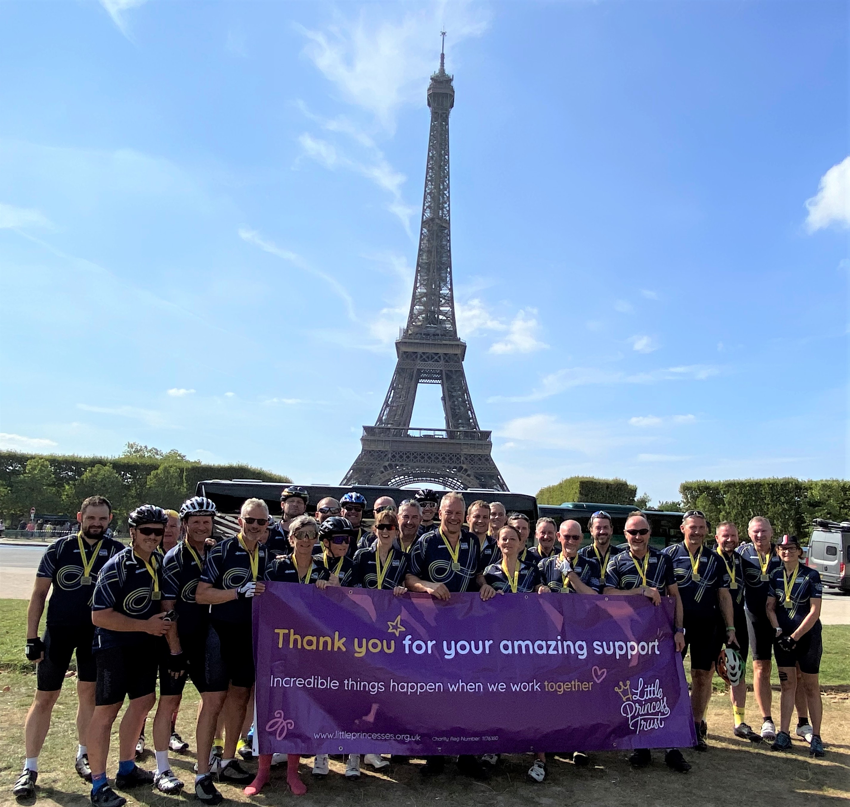Our cyclists make it to Paris!