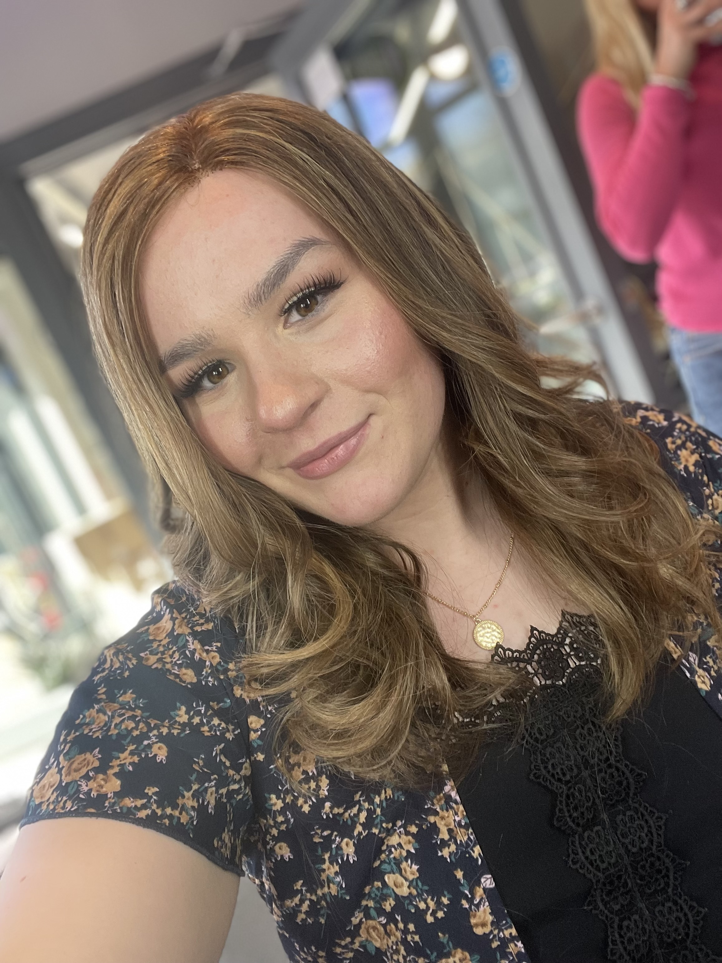 Wig has given a huge boost to Beth's confidence