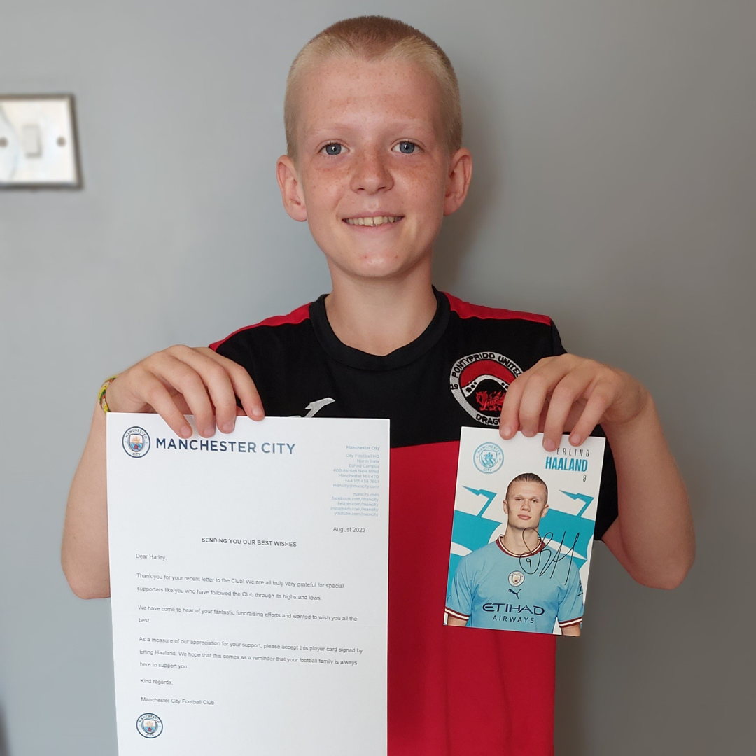 Manchester City star Erling Haaland congratulates LPT SuperHairo!