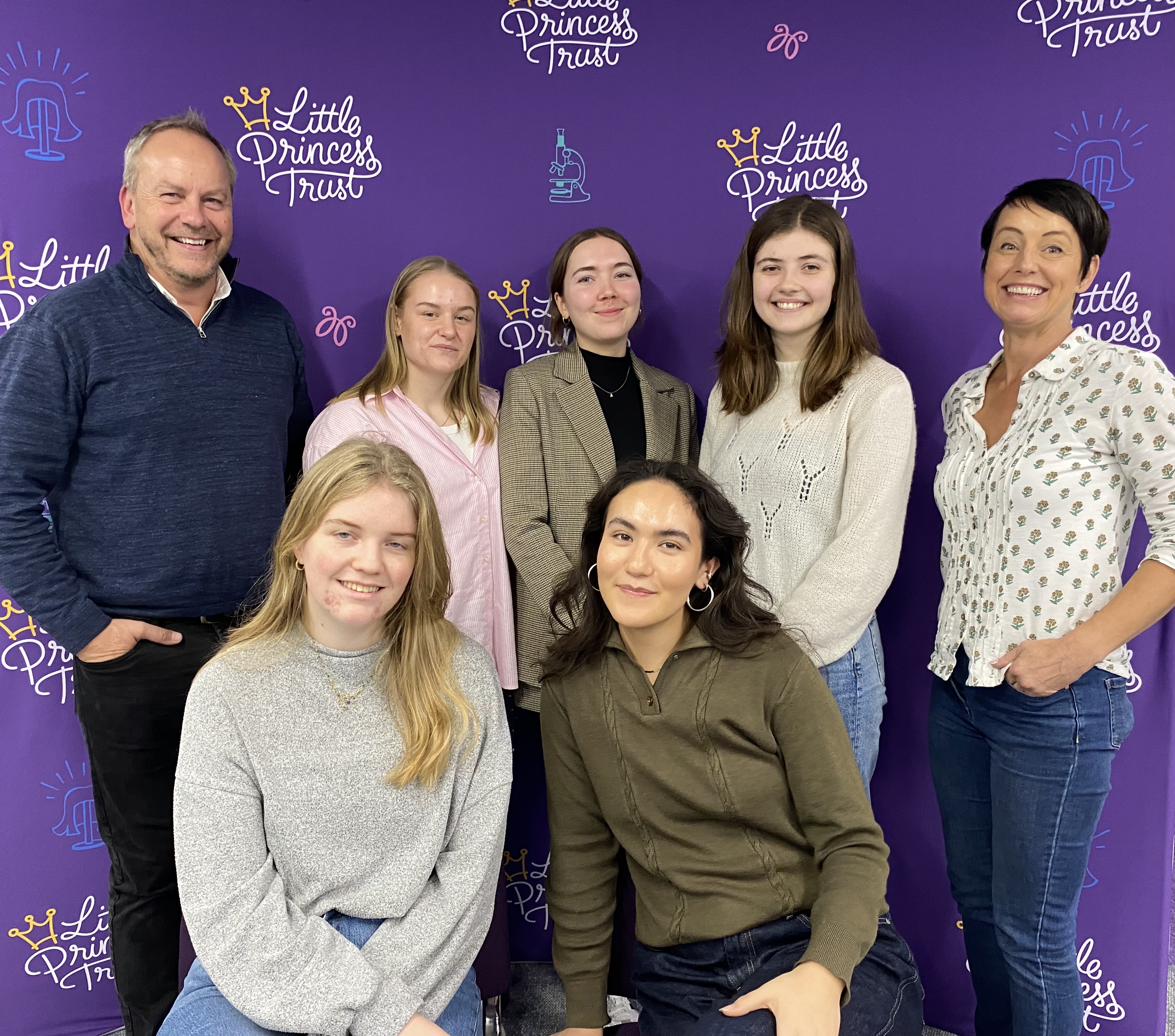 Five medical students go above and beyond to support our wig provision service