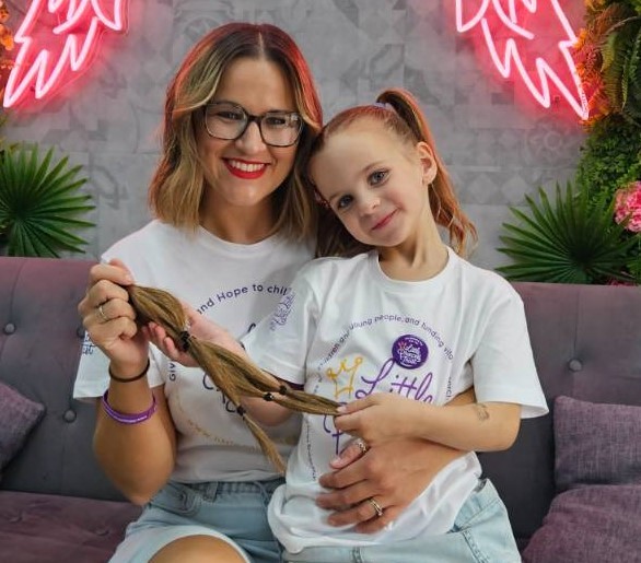 Nina shows incredible bravery after cancer diagnosis