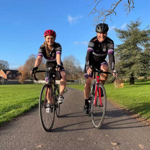 Phil & Wendy are cycling from London to Paris