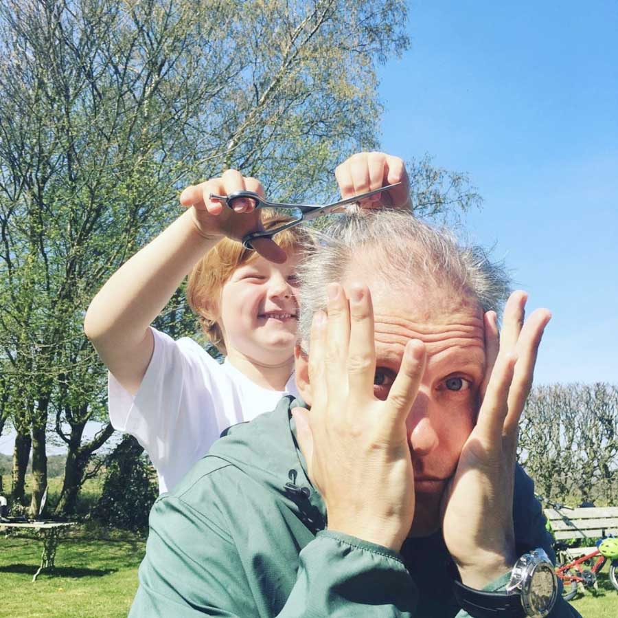 Crikey - these barbershop apprentices are getting younger...well done, Ed Smith on encouraging the younger generation into work!