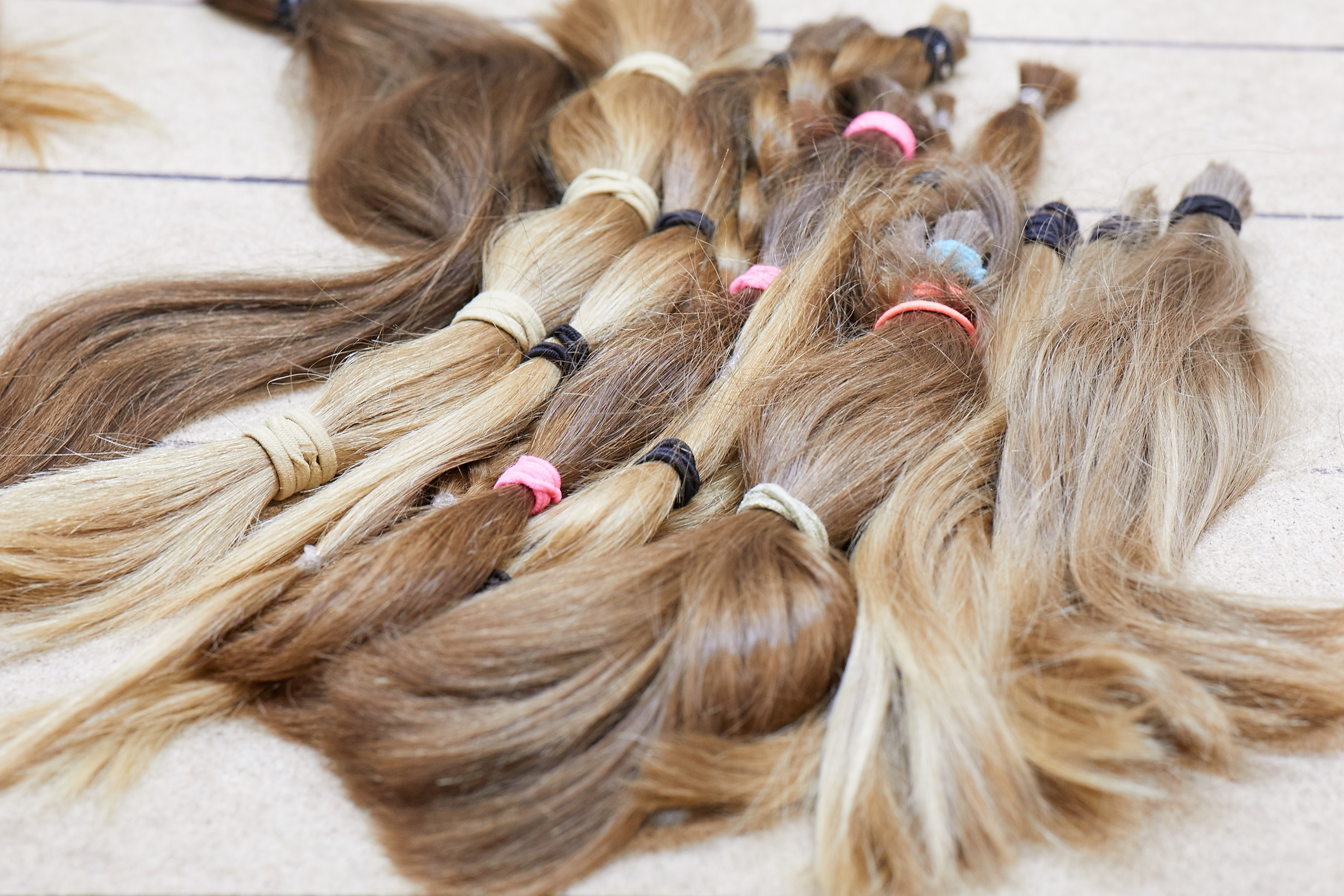 The Little Princess Trust uses hair donations from its supporters to make real hair wigs for children and young people.