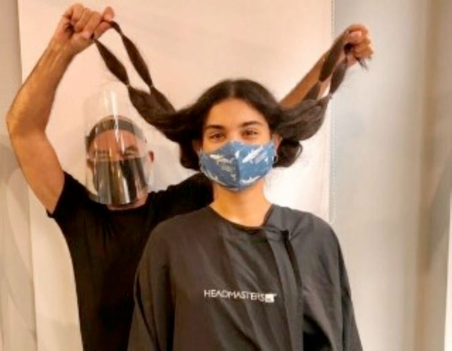 Andrew Barton and Suzi Tugnait before yesterday's hair cut.