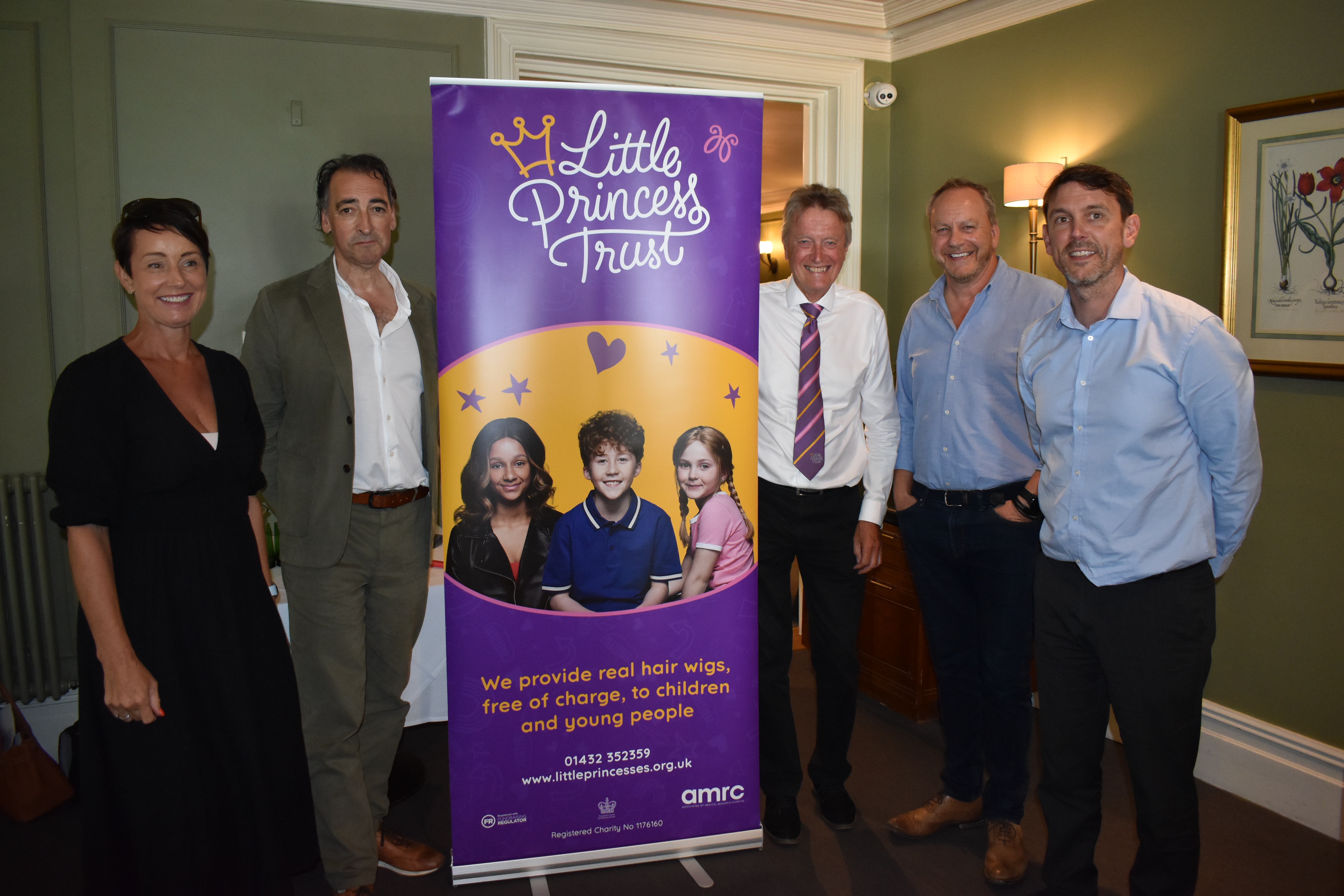 Alistair McGowan kindly at the Castle House in Hereford to support The Little Princess Trust. Photo: Paula Snow.