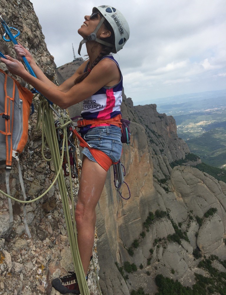 Alejandra Bruna will be climbing high to help The Little Princess Trust and Alice's Arc.