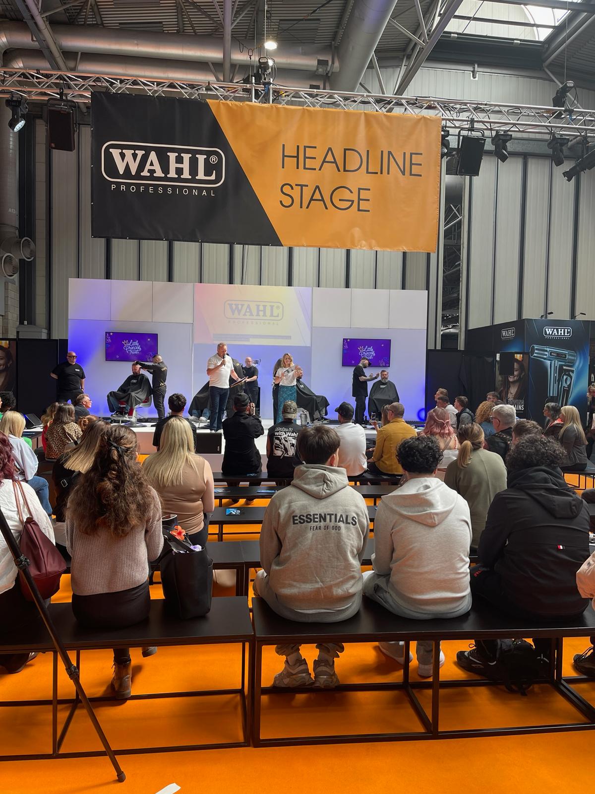 Wahl kindly let Phil Brace and Wendy Tarplee-Morris, from LPT, take to the stage at Barber Connect.