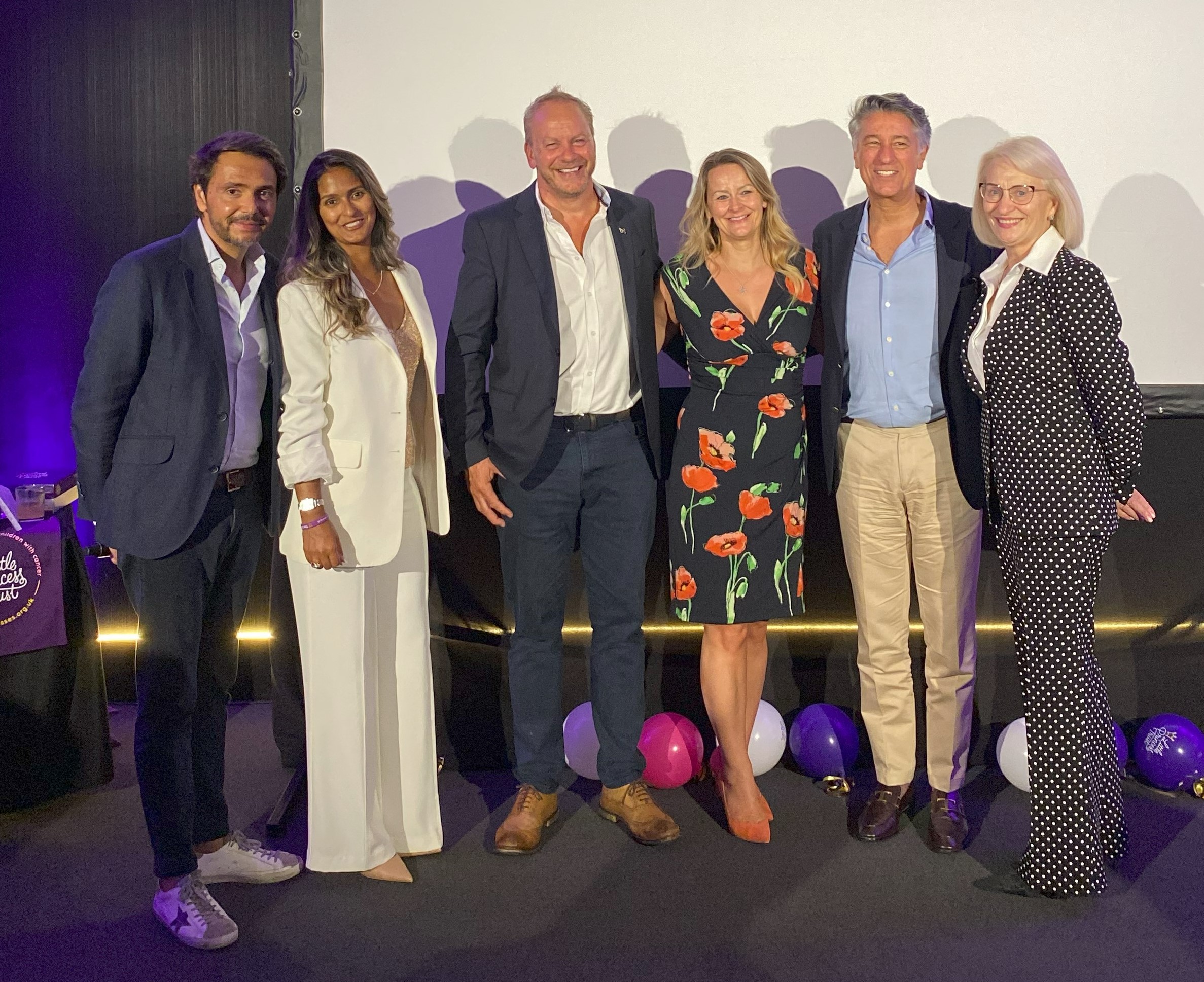 Phil Brace and Wendy Tarplee-Morris (centre) at the launch of Jean Louis David's Hair Fashion Weeks campaign in Portugal.