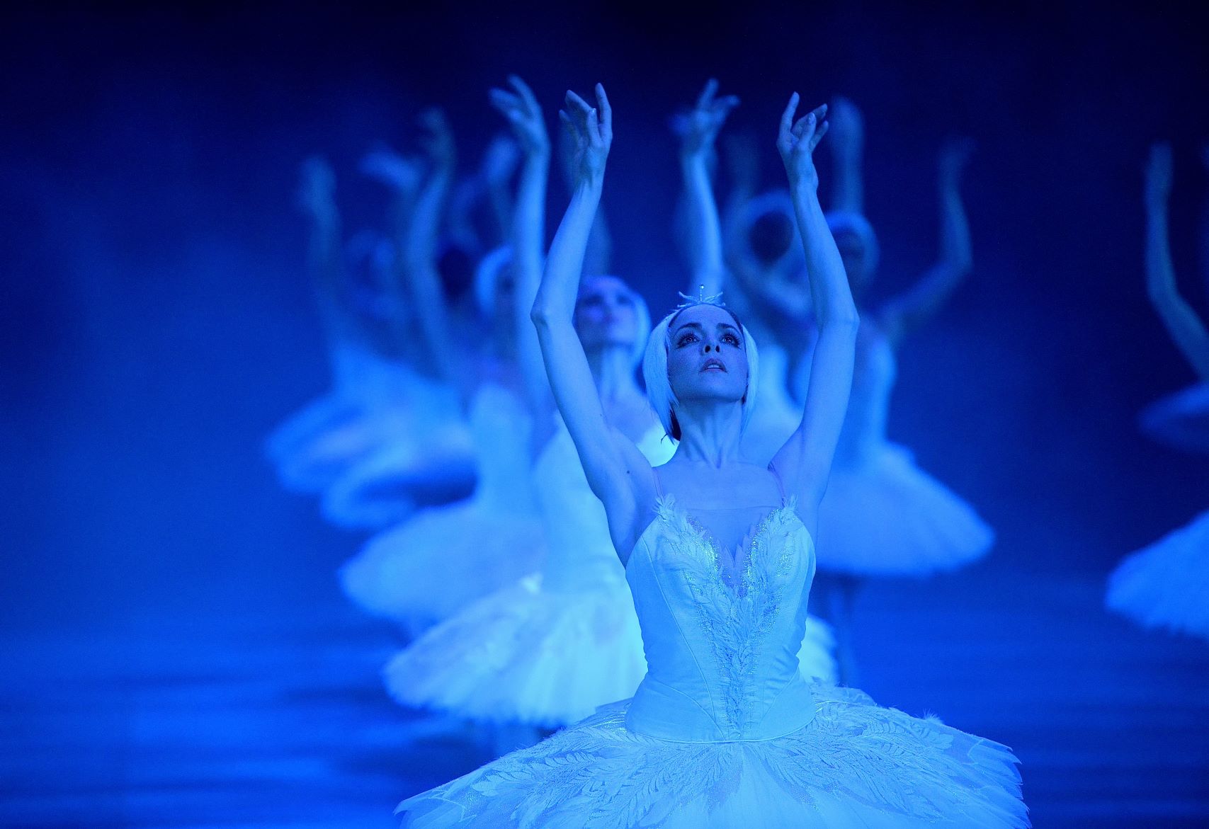 Jennie Harrington in English National Ballet's Swan Lake. Photo: Laurent Liotardo.