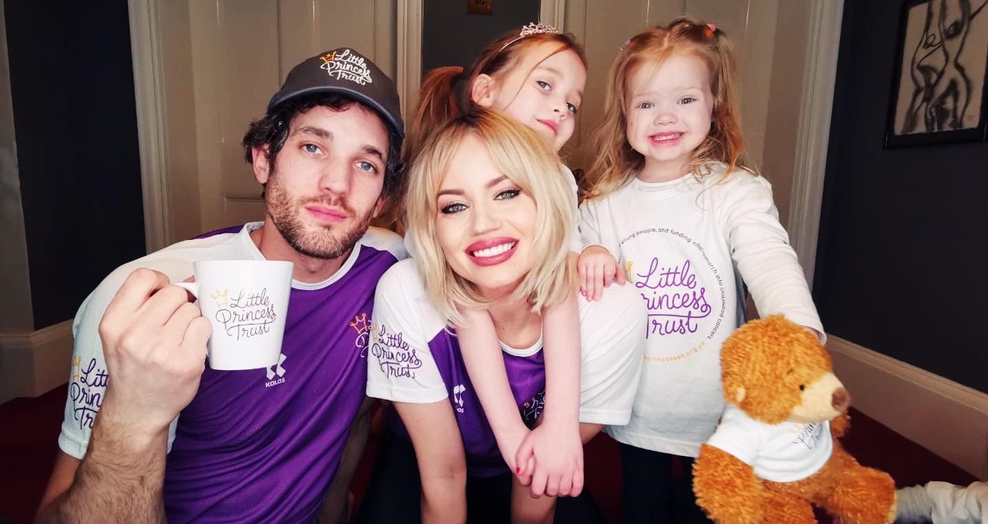 Kimberly Wyatt and her family have become Ambassadors with The Little Princess Trust.