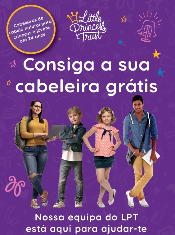 The Little Princess Trust has been providing free wigs to children in Portugal since 2019.
