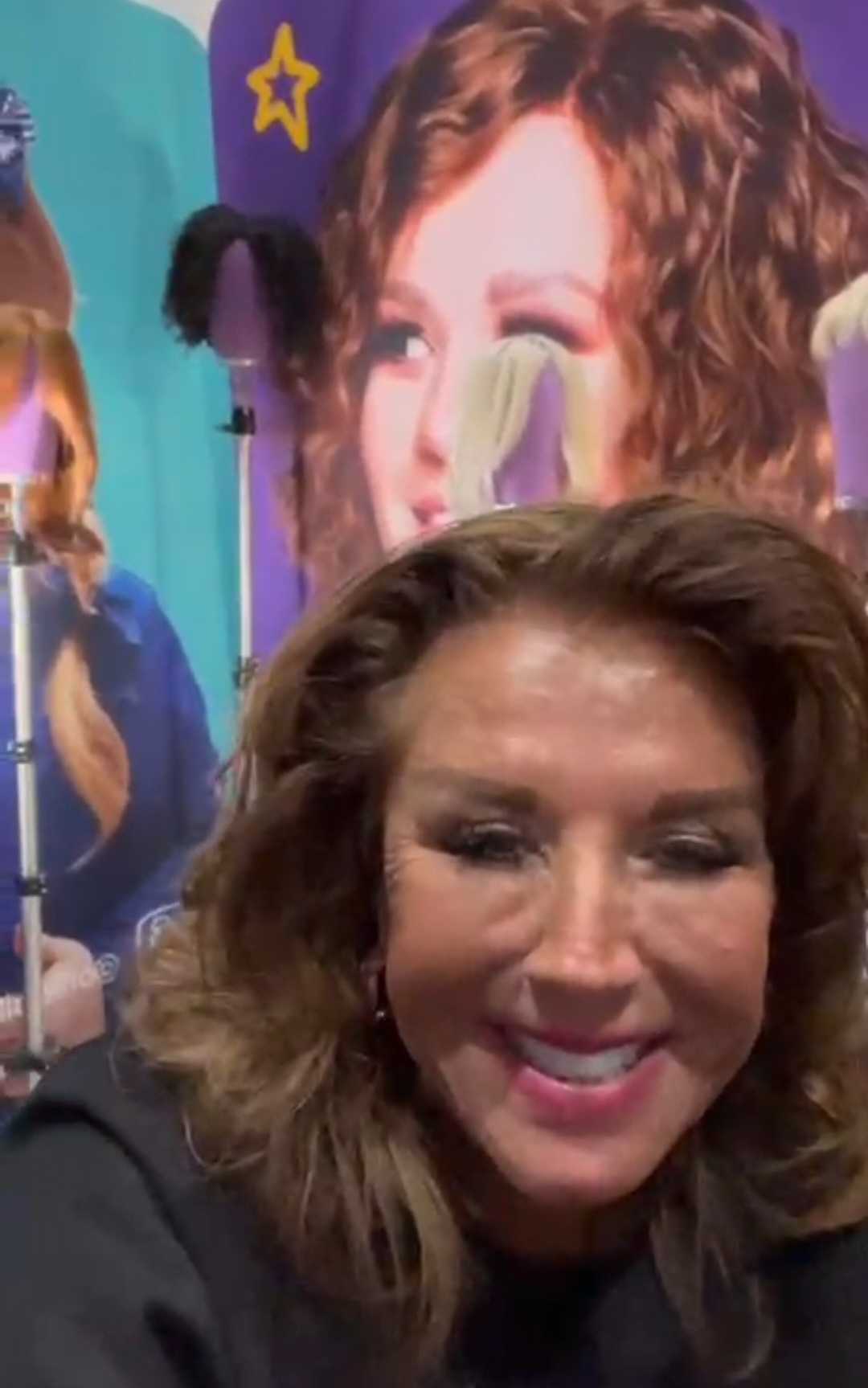 Abby Lee Miller was on The Little Princess Trust stand at Move It dance show.