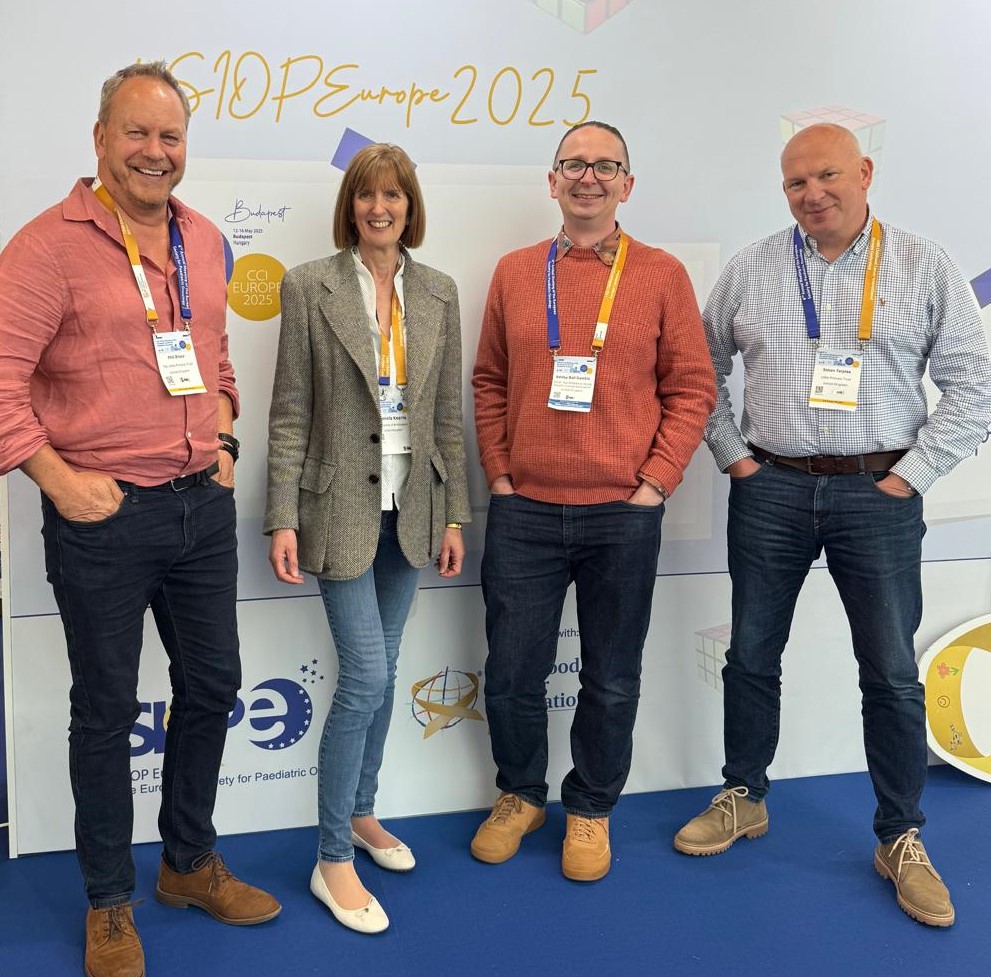 At SIOP Europe are (l-r) Phil Brace, Professor Pam Kearns, Ashley Ball-Gamble and Simon Tarplee.
