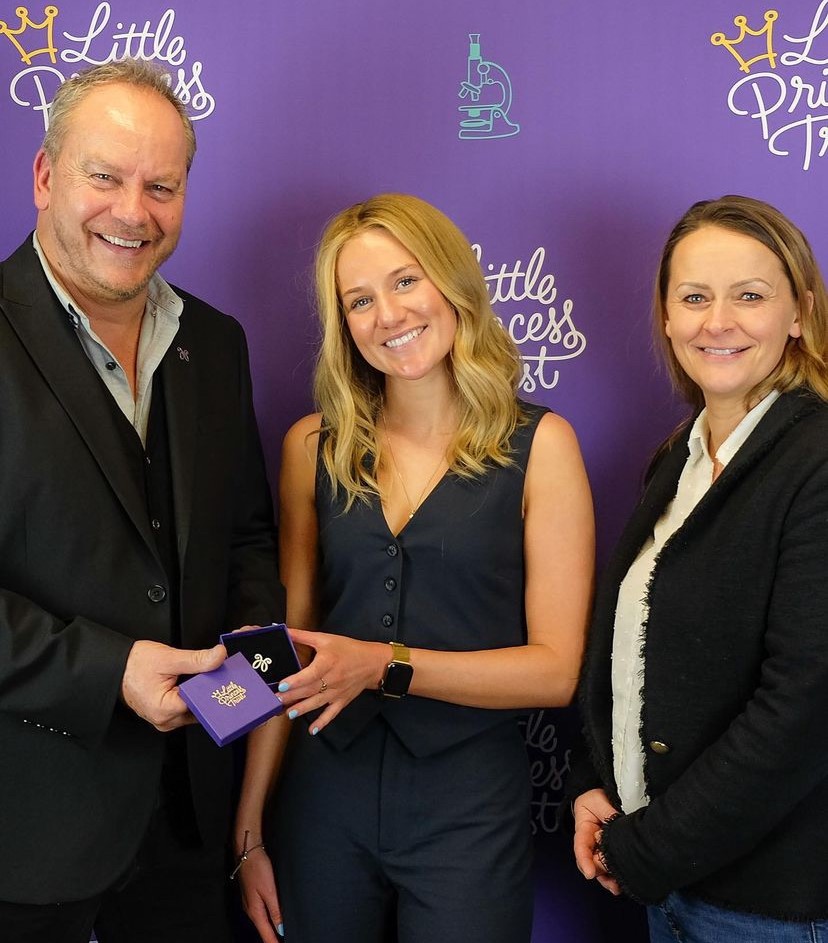 Phil Brace and Wendy Tarplee-Morris (right) asked Sara Titchen to become an LPT Ambassador at the event - an invite she gladly accepted.