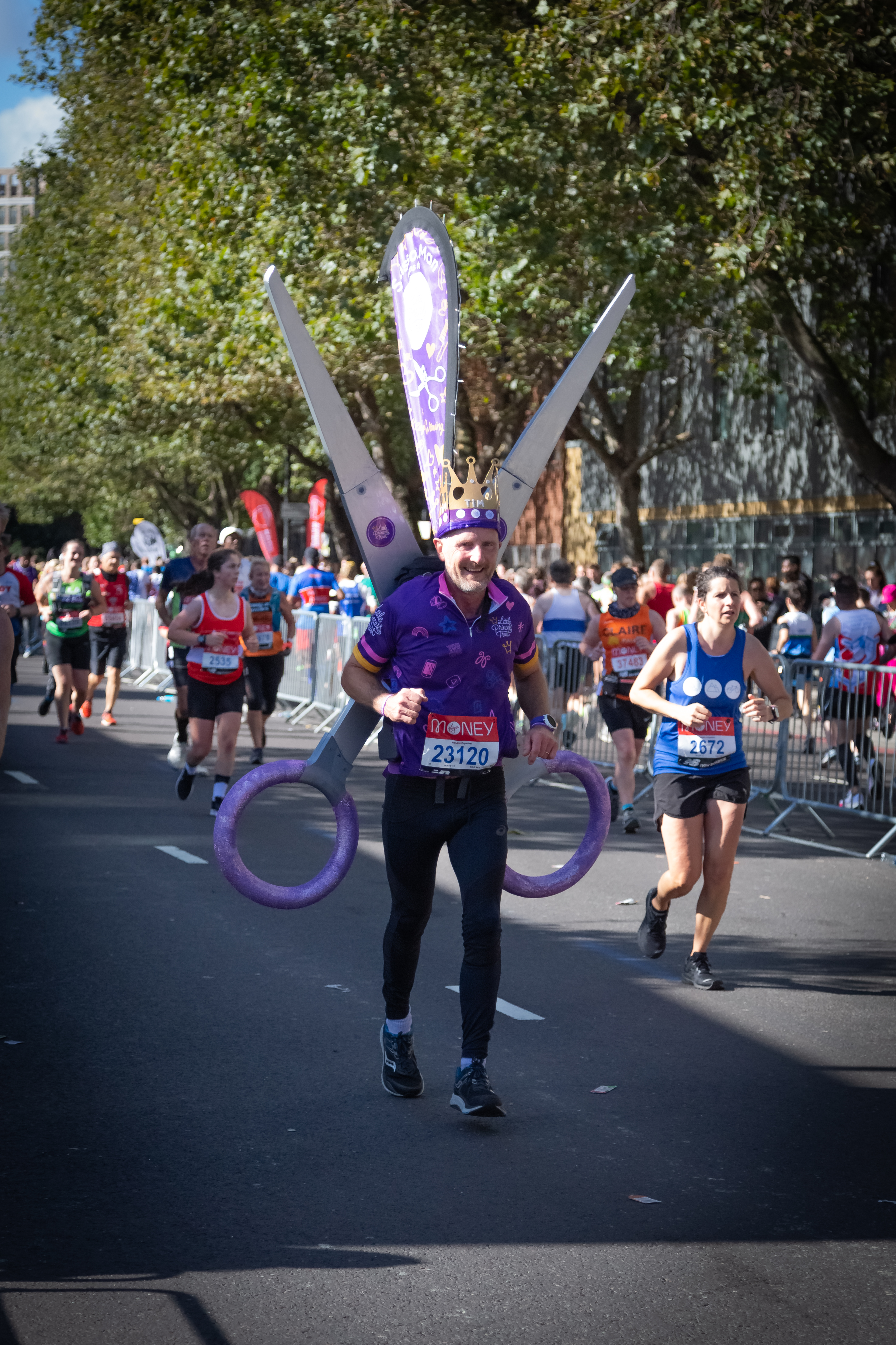 Tim Wheeler ran the London Marathon in 2021. Photo: Emily M Harris Photography.