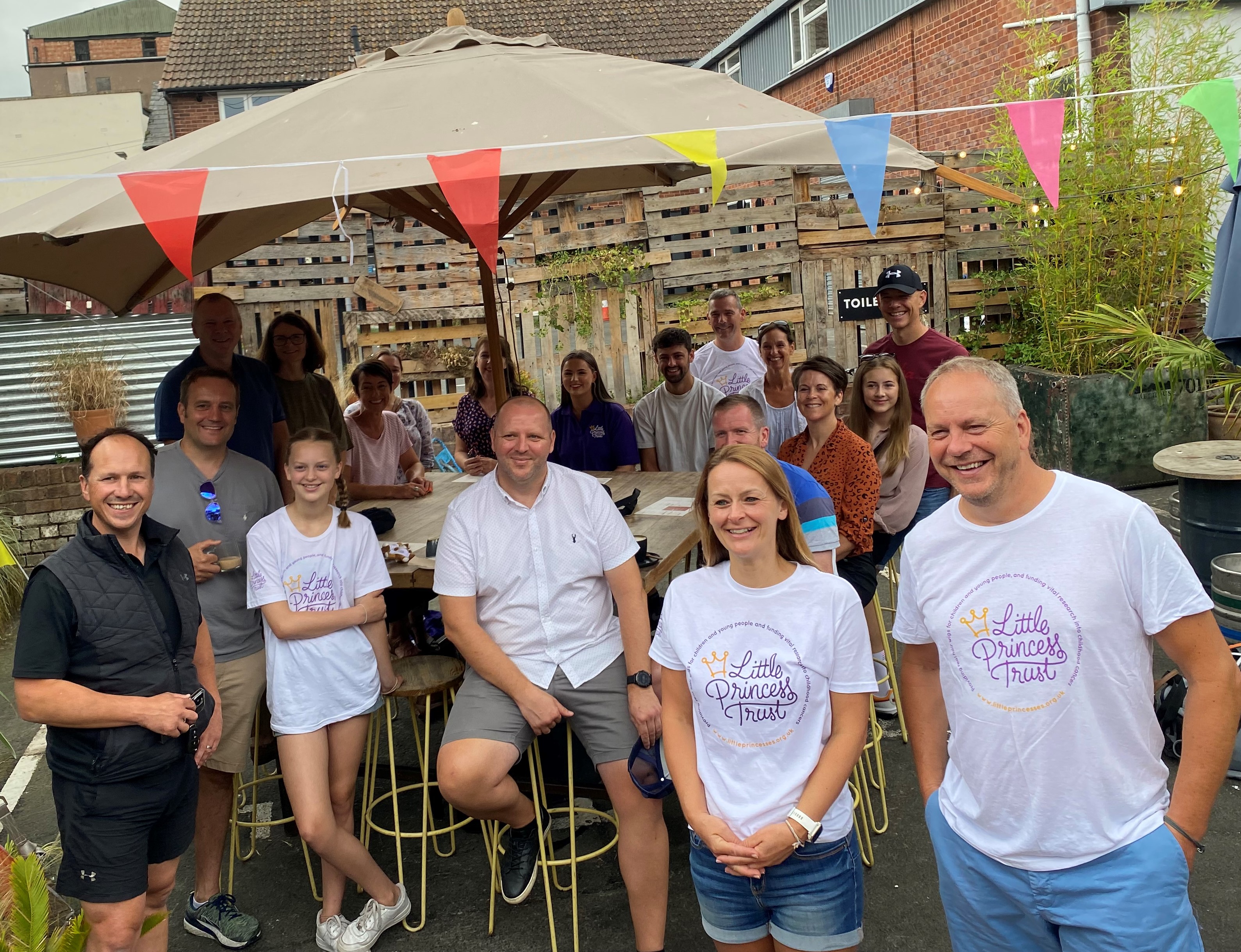 Little Princess Trust riders and supporters met up at The Yard in Hereford this morning before making their way to Hampton Court in London. They will begin their three-day ride to Paris at 5am tomorrow.