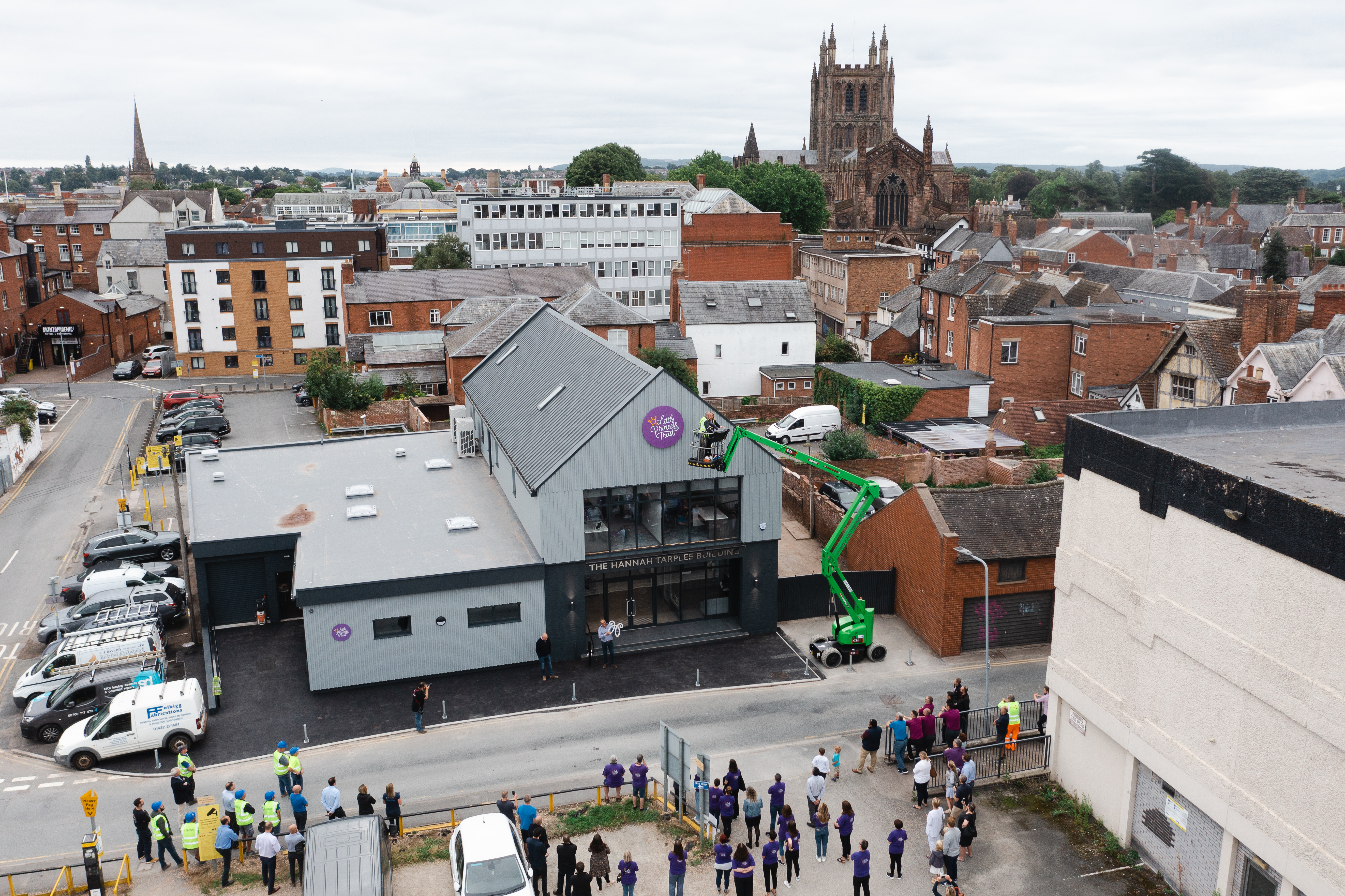 The Hannah Tarplee Building - The Little Princess Trust's home in Hereford city centre.