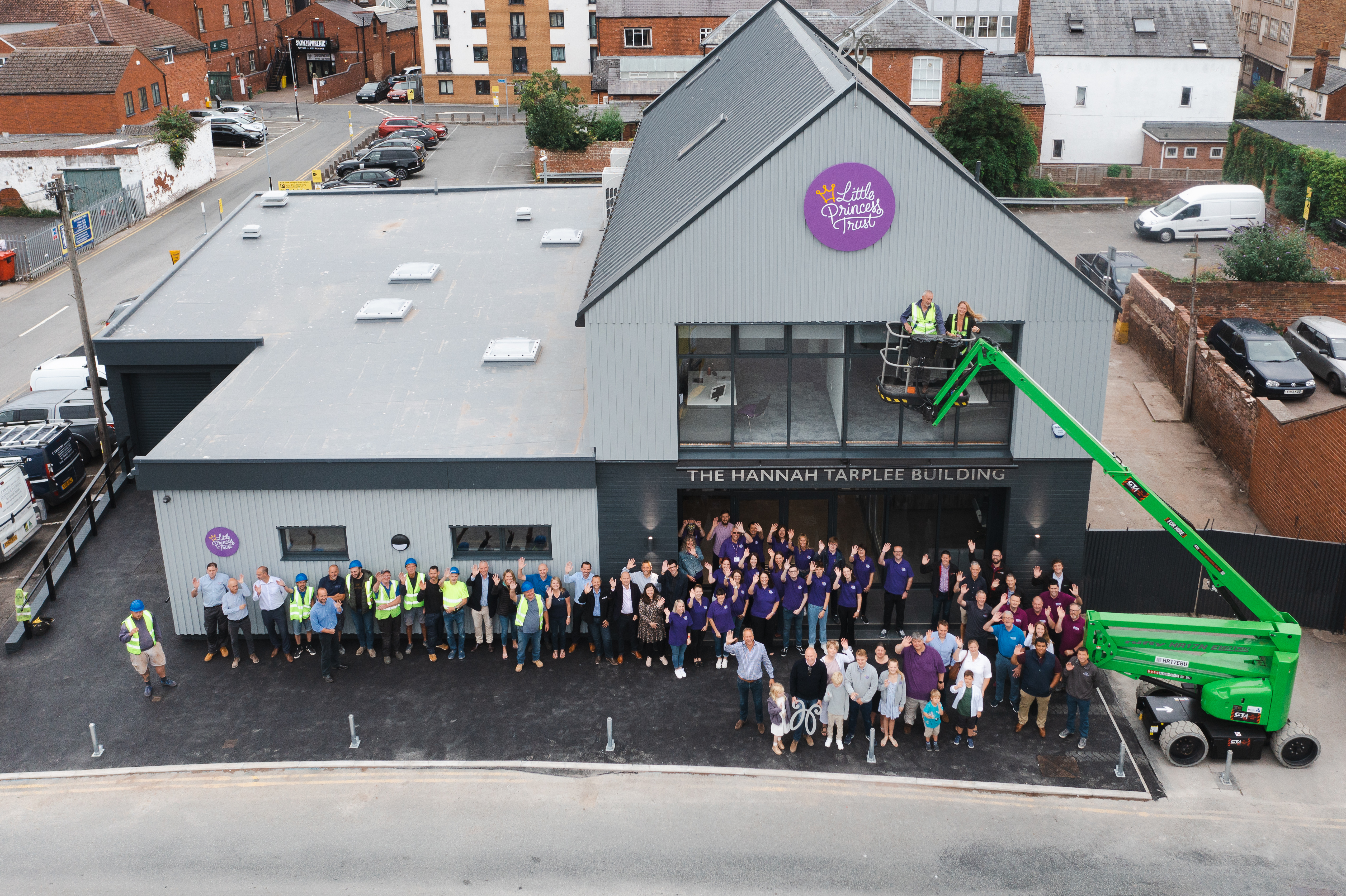 The Little Princess Trust has now moved in to its new home, The Hannah Tarplee Building.