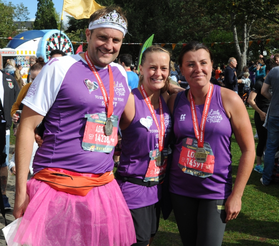 A team from The Little Princess Trust took part in the Cardiff Half Marathon last year - runners representing the charity will be in Manchester in May.