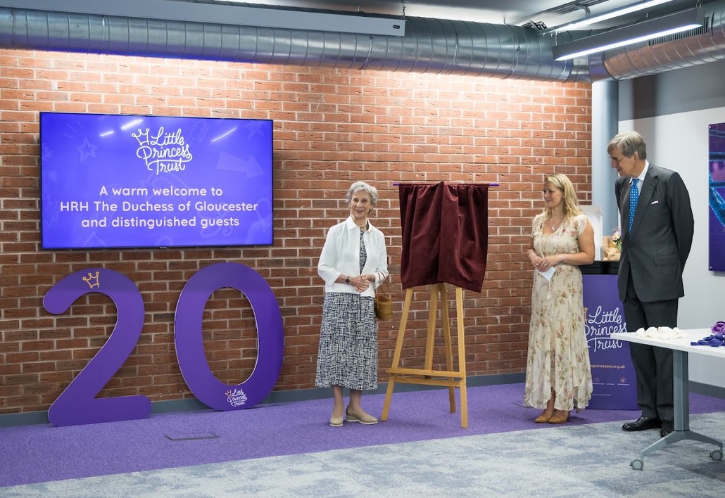 Wendy Tarplee-Morris thanks The Duchess of Gloucester for visiting the Hereford charity.