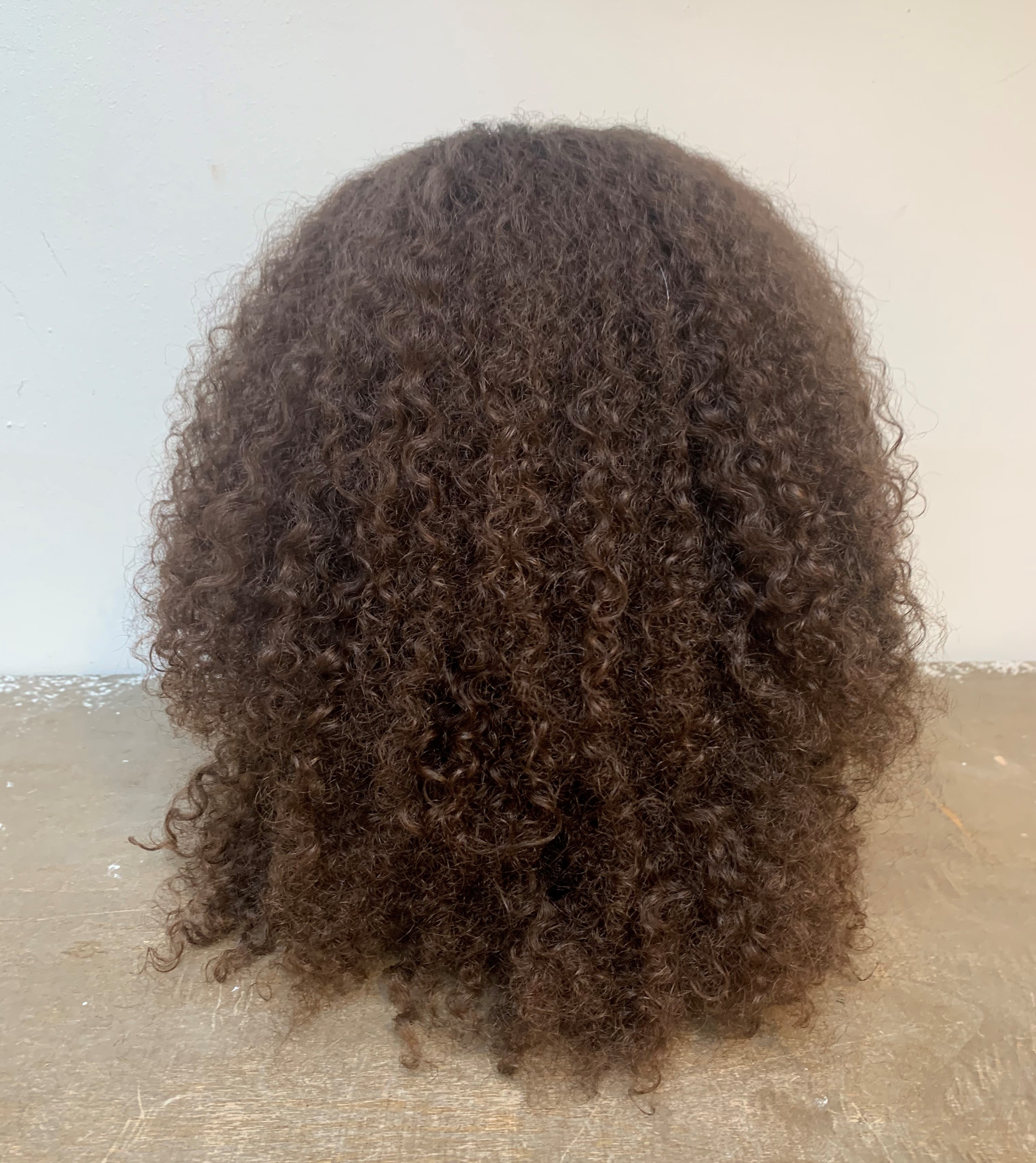 One of the two wigs created from Afro hair donations in The Little Princess Trust's trials.