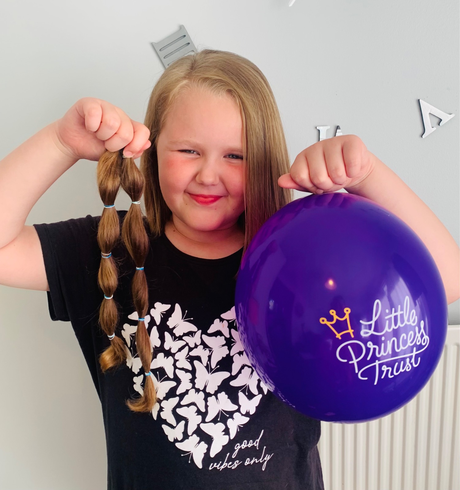 Lillies hair donation in memory of her Nana Lyn